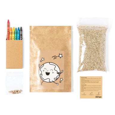 Halors - Graines de Capucine et 6 Crayons Incluses | Papier Recyclé