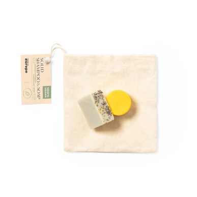 Mionca - Savon Exfoliant de la Mer Morte 50 gr. Et Shampoing Shikakai 