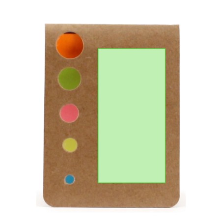 Zinko - 100 Haftnotizen 1,5 x 5 cm | Reclycling Pappe