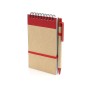 Ecocard - Hardcover-Abdeckung. 70 Blätter. Reclycling Pappe Kugelschreiber Inklusive | Reclycling Pappe