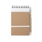 Ecocard - Hardcover-Abdeckung. 70 Blätter. Reclycling Pappe Kugelschreiber Inklusive | Reclycling Pappe