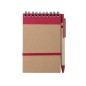 Ecocard - Hardcover-Abdeckung. 70 Blätter. Reclycling Pappe Kugelschreiber Inklusive | Reclycling Pappe