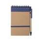 Ecocard - Hardcover-Abdeckung. 70 Blätter. Reclycling Pappe Kugelschreiber Inklusive | Reclycling Pappe
