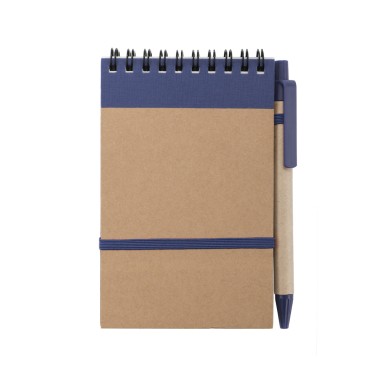 Ecocard - Hardcover-Abdeckung. 70 Blätter. Reclycling Pappe Kugelschre