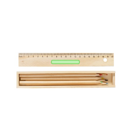 Dragon - 6 Crayons | Bois