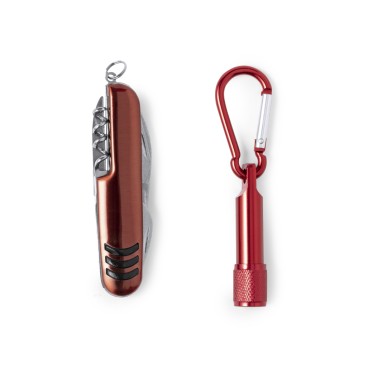Sufli - Lampe 1 Led. Canif 7 Fonctions. Piles Bouton Incluses | Alumin