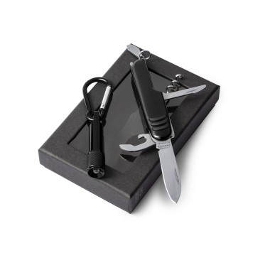 Sufli - Lampe 1 Led. Canif 7 Fonctions. Piles Bouton Incluses | Alumin