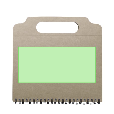 Makron - Bloc 70 Feuilles. 25 Notes Adhésives 7,5 x 10 cm. 125 Mini Notes Adhésives 1,5 x 7,5 cm. Stylo Carton Recyclé Incluse |