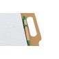 Makron - Bloc 70 Feuilles. 25 Notes Adhésives 7,5 x 10 cm. 125 Mini Notes Adhésives 1,5 x 7,5 cm. Stylo Carton Recyclé Incluse | Makron - Bloc 70 Feuilles. 25 Notes Adhésives 7,5 x 10 cm. 125 Mini Notes Adhésives 1,5 x 7,5 cm. Stylo Carton Recyclé Incluse |