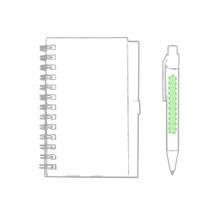 Pilaf - Hardcover-Abdeckung. 50 Blätter. Reclycling Pappe Kugelschreiber Inklusive | Reclycling Pappe