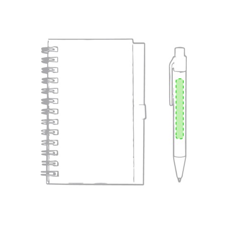 Pilaf - Hardcover-Abdeckung. 50 Blätter. Reclycling Pappe Kugelschreiber Inklusive | Reclycling Pappe