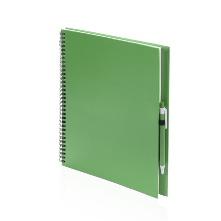 Tecnar - Hardcover-Abdeckung. 80 Blätter. Reclycling Pappe Kugelschrei