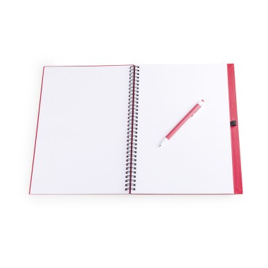 Tecnar - Hardcover-Abdeckung. 80 Blätter. Reclycling Pappe Kugelschrei