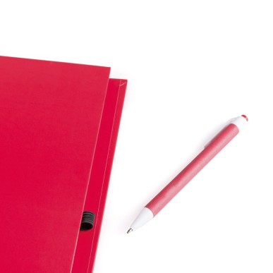 Tecnar - Hardcover-Abdeckung. 80 Blätter. Reclycling Pappe Kugelschrei