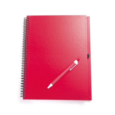 Tecnar - Hardcover-Abdeckung. 80 Blätter. Reclycling Pappe Kugelschrei