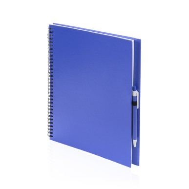 Tecnar - Hardcover-Abdeckung. 80 Blätter. Reclycling Pappe Kugelschrei