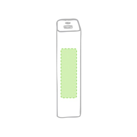 Thazer - 2200 mAh. USB Ausgang. Typ C Ausgänge und Eingang | Aluminium