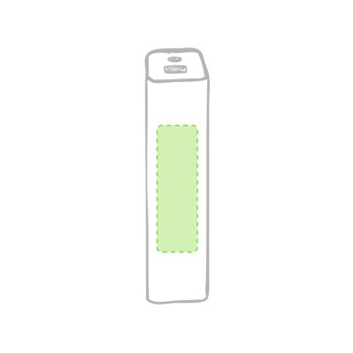 Thazer - 2200 mAh. USB Ausgang. Typ C Ausgänge und Eingang | Aluminium