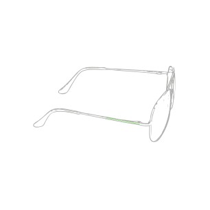 Kindux - Verres à Effet Miroir. Protection UV400 | Métal