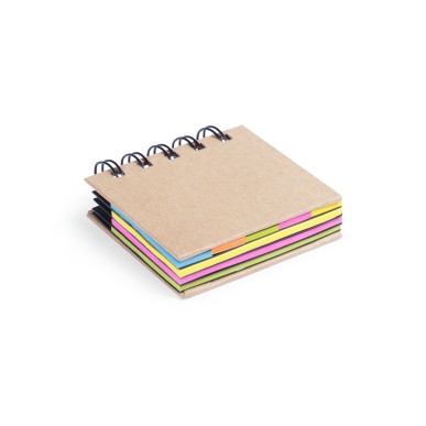 Laska - 75 Notes Adhésives 5 x 7,5 cm. 125 Mini Notes Adhésives 1,5 x 