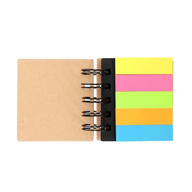 Laska - 75 Notes Adhésives 5 x 7,5 cm. 125 Mini Notes Adhésives 1,5 x 
