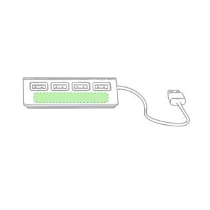 Weeper - 4 Hubs. USB 2.0 | Aluminium