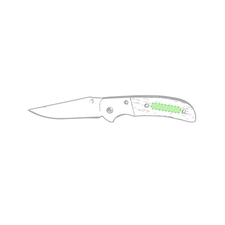 Dertam - Avec Cran d'Arrêt | Bois/ Acier Inox