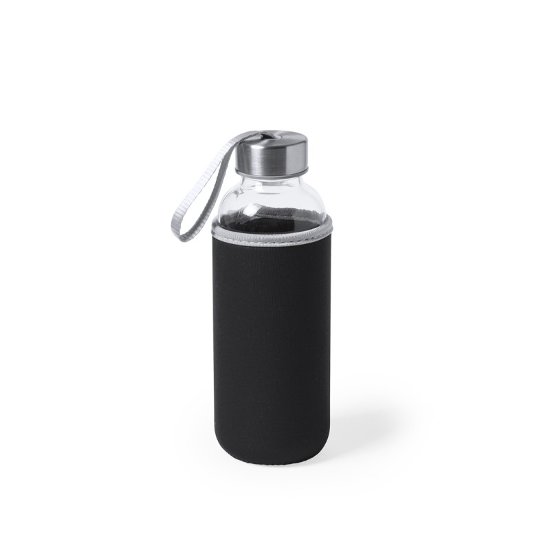 Dokath - 420 ml. Étui Soft Shell | Verre/ Acier Inox Dokath - 420 ml. Étui Soft Shell | Verre/ Acier Inox