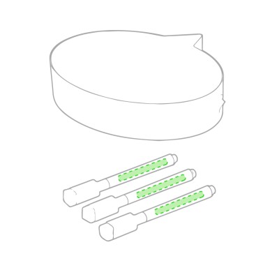 Nathan - Lumières Led. 3 Feutres et Effaceur Inclus. 3 Piles AAA Non I