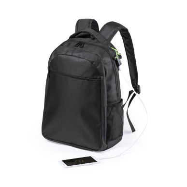 Halnok - USB Anschluss. Gepolsterte Laptoptasche und Tablet. Gepolster