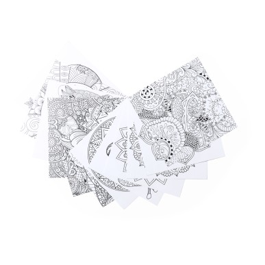 Boltex - 12 Crayons et 12 Feuilles Incluses | Carton