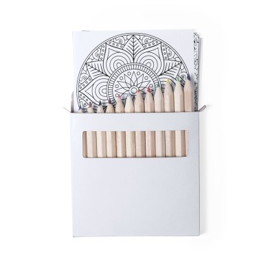 Boltex - 12 Crayons et 12 Feuilles Incluses | Carton