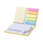 Dosan - 100 Haftnotizen 5,5 x 9,5 cm. 25 Haftnotizen 5 x 7,6 cm. 125 Mini Haftnotizen 1,2 x 4,9 cm | Reclycling Pappe