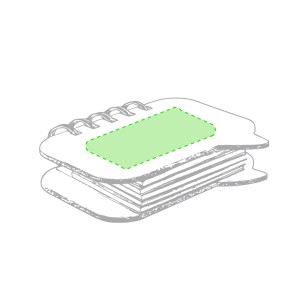 Lazza - 100 Notes Adhésives 5,1 x 7,5 cm. 125 Mini Notes Adhésives 1,5 x 5,1 cm | Carton Recyclé