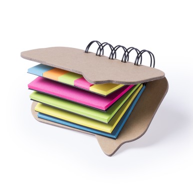 Lazza - 100 Notes Adhésives 5,1 x 7,5 cm. 125 Mini Notes Adhésives 1,5