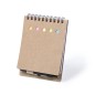 Diser - 50 Feuilles. 15 Notes Adhésives 4,4 x 7,5 cm. 75 Mini Notes Adhésives 1,4 x 4,4 cm. Stylo Carton Recyclé Incluse | Carto