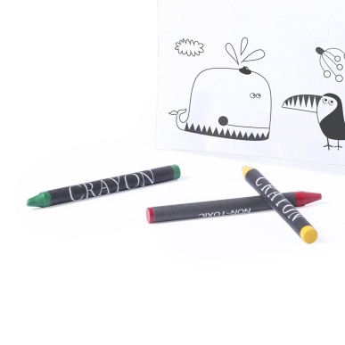 Skinga - 5 Wachsmalstifte Inklusive | Non-Woven