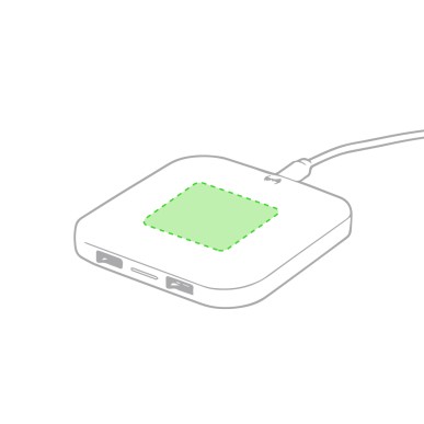Donson - Sans Fil 10W. 2 Sorties USB