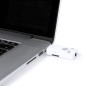 Domky - Bluetooth Anschluss. 3,5 mm Klinkenstecker. USB Anschluss. Ausziehbares Kabel Domky - Bluetooth Anschluss. 3,5 mm Klinkenstecker. USB Anschluss. Ausziehbares Kabel
