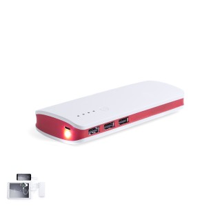 Kaprin - 1 Led. 10000 mAh. 3 Sorties USB. Entrée Micro USB. Câble Non