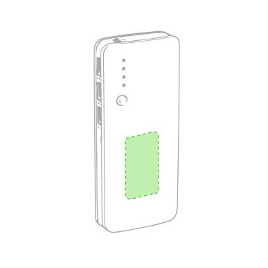 Kaprin - 1 Led. 10000 mAh. 3 Sorties USB. Entrée Micro USB. Câble Non 