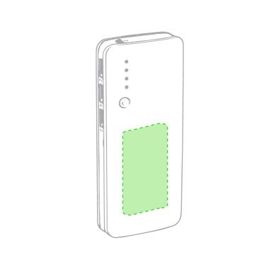 Kaprin - 1 Led. 10000 mAh. 3 Sorties USB. Entrée Micro USB. Câble Non 