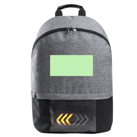 Halton - Lumières Led Clignotantes. Pochette Rembourrée pour Portable. Dos et Bretelles Rembourrées. Connexion USB | Polyester 6