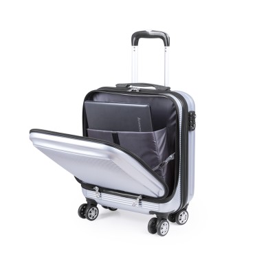 Kleintor - Starre. 8 Drehende Räder. Gepolsterte Laptoptasche. TSA Sic