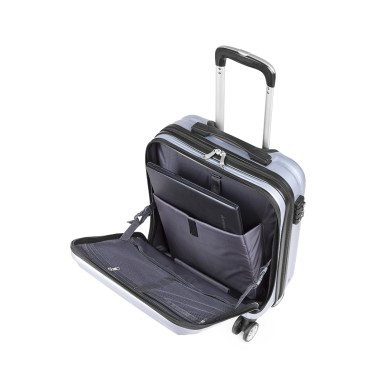 Kleintor - Starre. 8 Drehende Räder. Gepolsterte Laptoptasche. TSA Sic