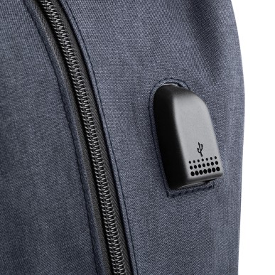 Haltrix - Connexion USB. Pochette Rembourrée pour Portable. Bretelles 