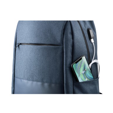 Haltrix - Connexion USB. Pochette Rembourrée pour Portable. Bretelles 