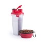 Matsen - Bidon PP. 2 Compartiments 450 ml. Bol Pliable TPR Matsen - Bidon PP. 2 Compartiments 450 ml. Bol Pliable TPR
