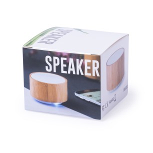 Denzel - Connexion Bluetooth. Puissance Sonore 3W. Batterie 300 mAh | Bambou/ ABS