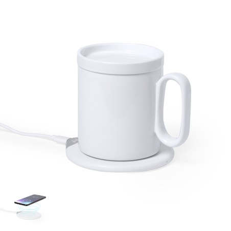 Kalan - 350 ml. Sans Fil 15W. Connexion USB | Céramique/ ABS